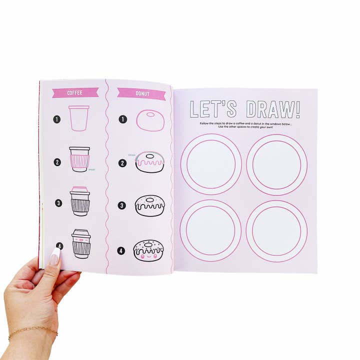 Pipsticks - Wholesale Sticker - Draw-Along Food Sticker Book2
