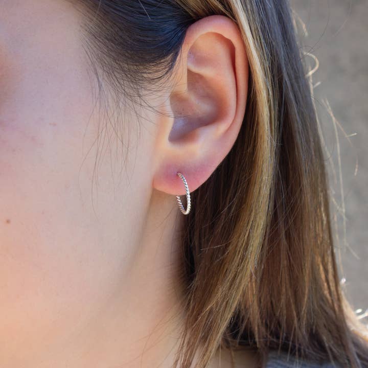 Twisted Hoops for wholesale by Hope Noel Jewelry