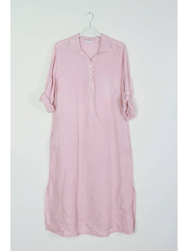 LÉA & LUC - Wholesale Dress - Women's - Long dress in 100% linen REF.2090038