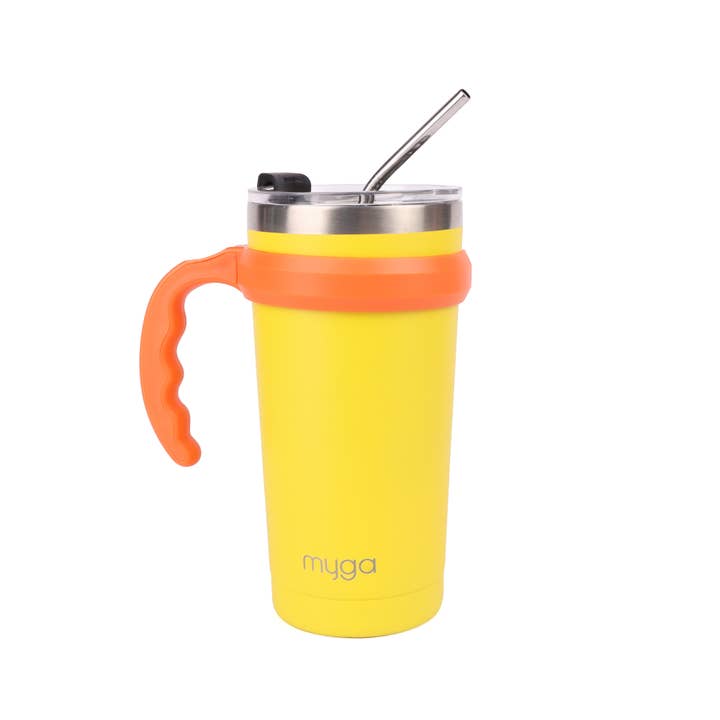 Myga – wholesale Insulated mug/tumbler – CAPRI Insulated Coffee Cup with metal straw21