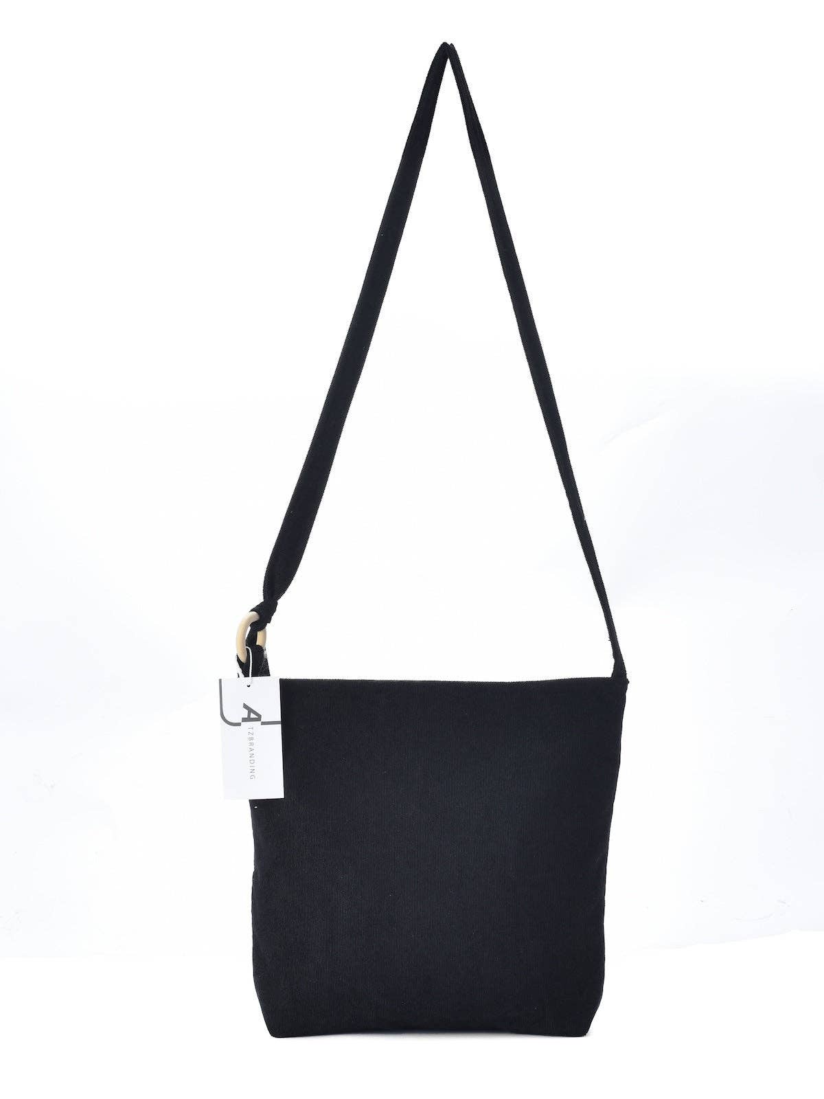 Funkyrel® Atzbranding Limited - Wholesale Shoulder Bag - Women's - Cosbai - Vintage Solid Corduroy Shoulder Bag2