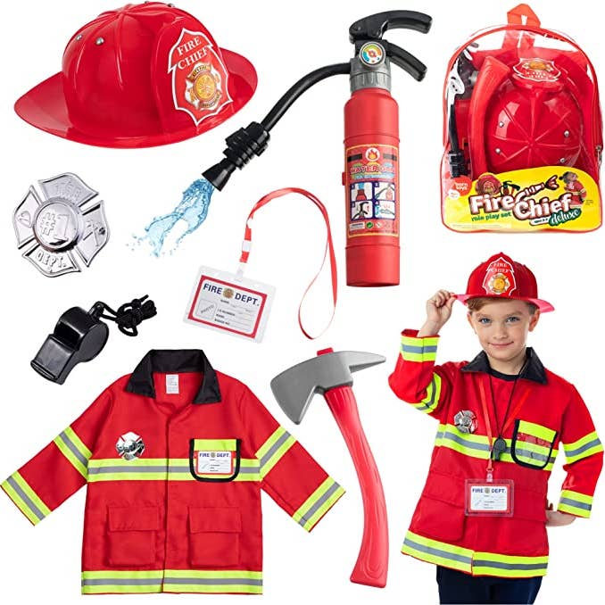 Bintiva – Engroshandel Udklædning – Børn – DELUXE BRANDMAND KOSTUME