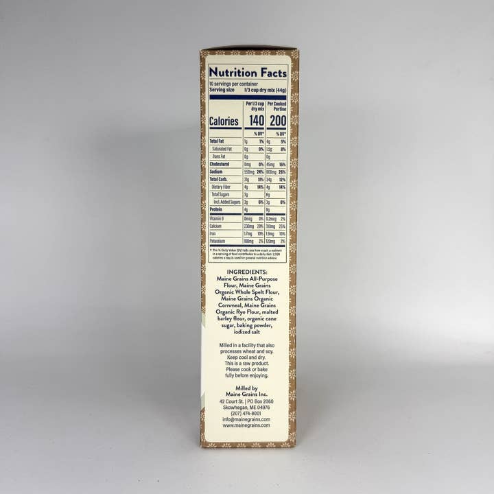 Maine Grains - Wholesale Pancake mix - Multigrain Malted Pancake Mix - Case of 63