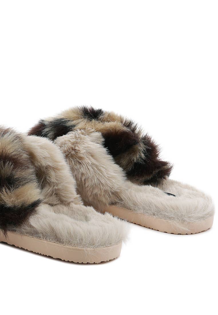 Rag Company - Wholesale Slippers - Women's - CHIPMUNK TIMES FUR INDOOR FLATS6