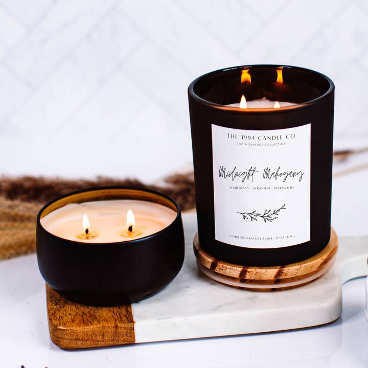 Midnight Mahogany Candle for wholesale by The 1994 Candle Co