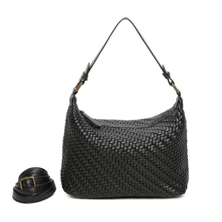 INES DELAURE - Wholesale Shoulder Bag - Women's - Woven handbag2