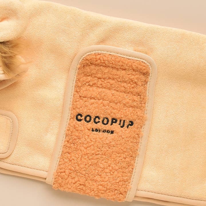 Cocopup London - Vente Sweat à capuche – chien - Peignoir de séchage Roary the Lion