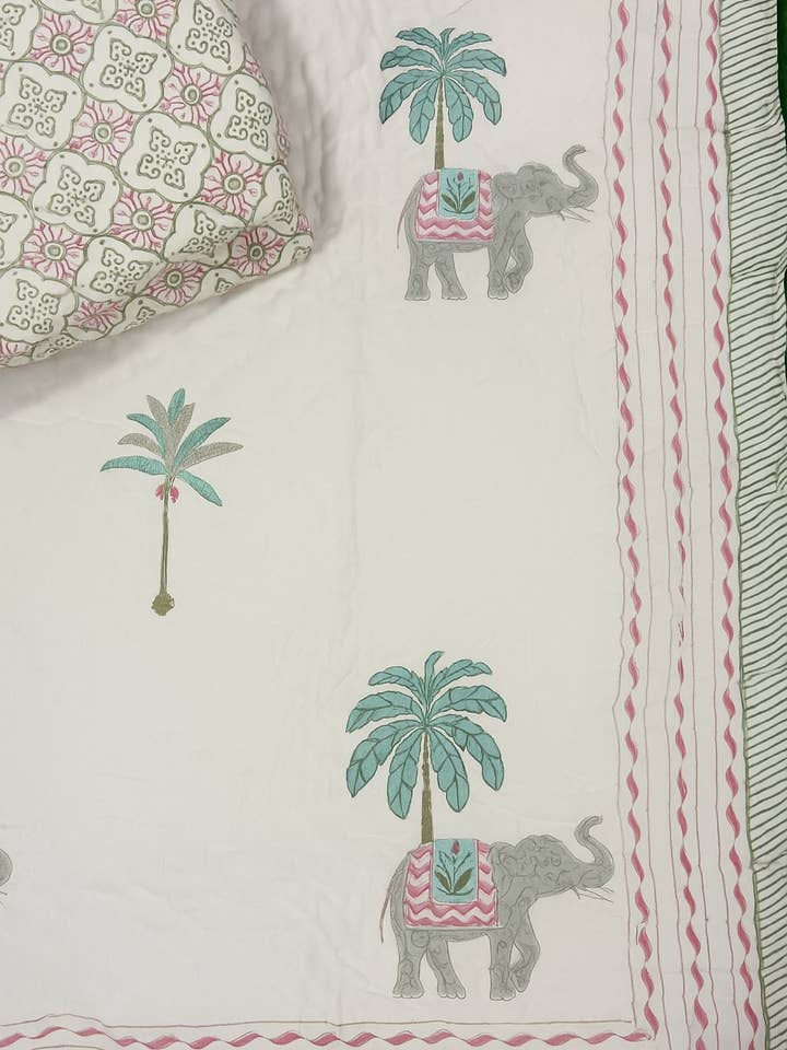 Gaj Vilas Quilt for wholesale by Purple Mohar