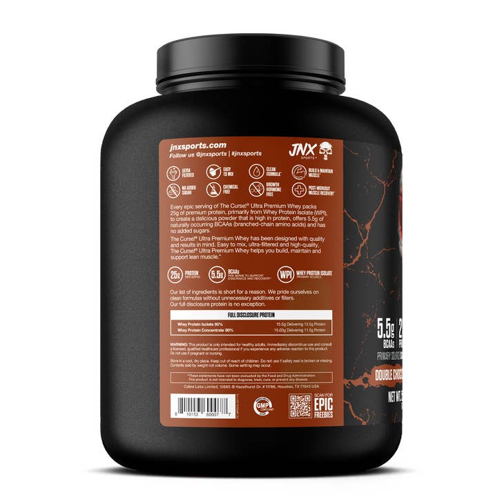 JNX Sports - Wholesale Oral Supplement/Vitamin - The Curse! Ultra Premium Whey