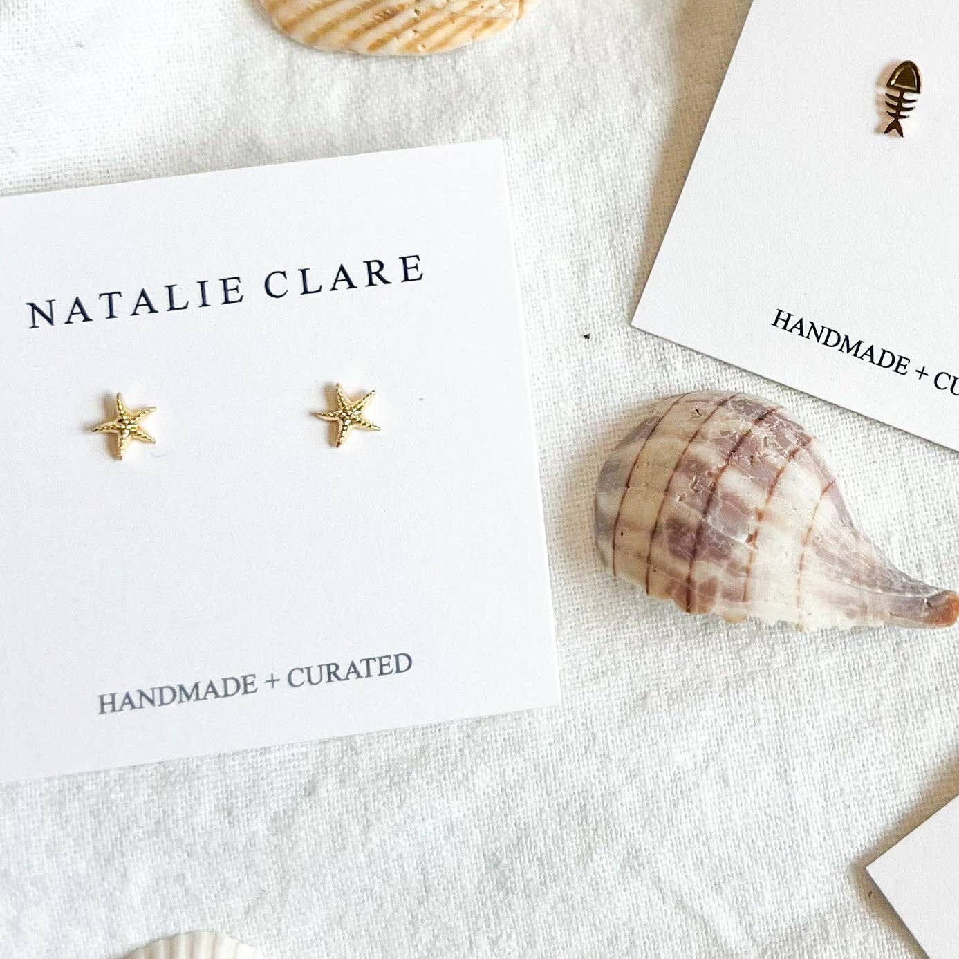 Natalie Clare Collections - Wholesale Stud/Post Earrings - Tiny Starfish Studs4