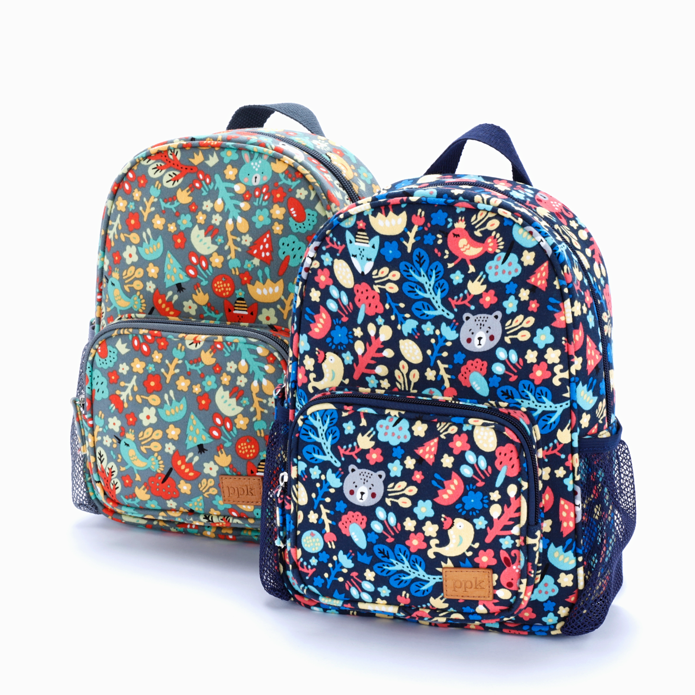 Peppercorn Kids - Wholesale Backpack – Child - Little Kids Mini-Size Backpack - Woodland Print -Navy (3-6y)4