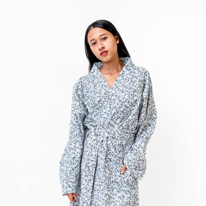 Balizen Direct from Bali - Wholesale Robe - Women's - SALE | Kimono Robe Cotton | Bamboo Indigo0