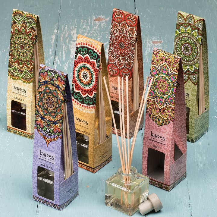 Namaste - Wholesale Reed Diffuser - Namaste Scents Reed Diffuser 60ml Oil & 6 Reed Sticks0