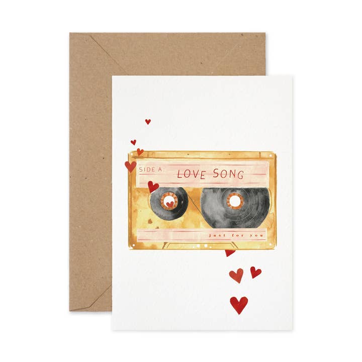 Cartão de canção de amor por atacado de Paper Parade Stationers