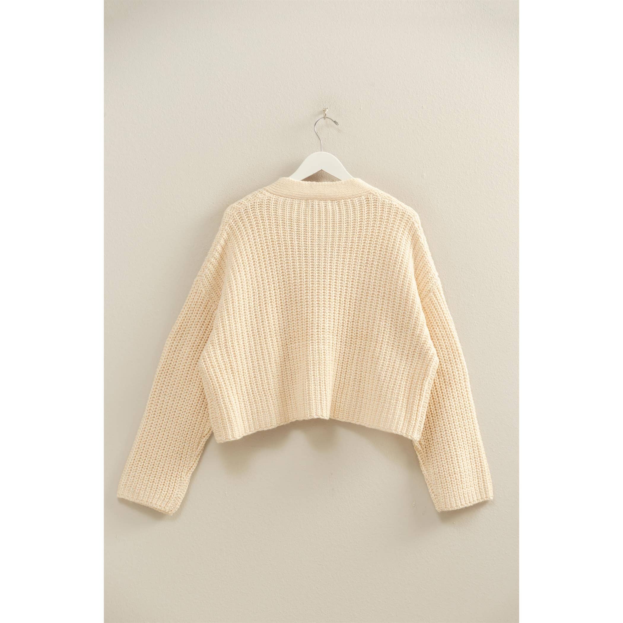 HYFVE - Wholesale Cardigan - Women's - Oversized Ribbed Sweater Cardigan4