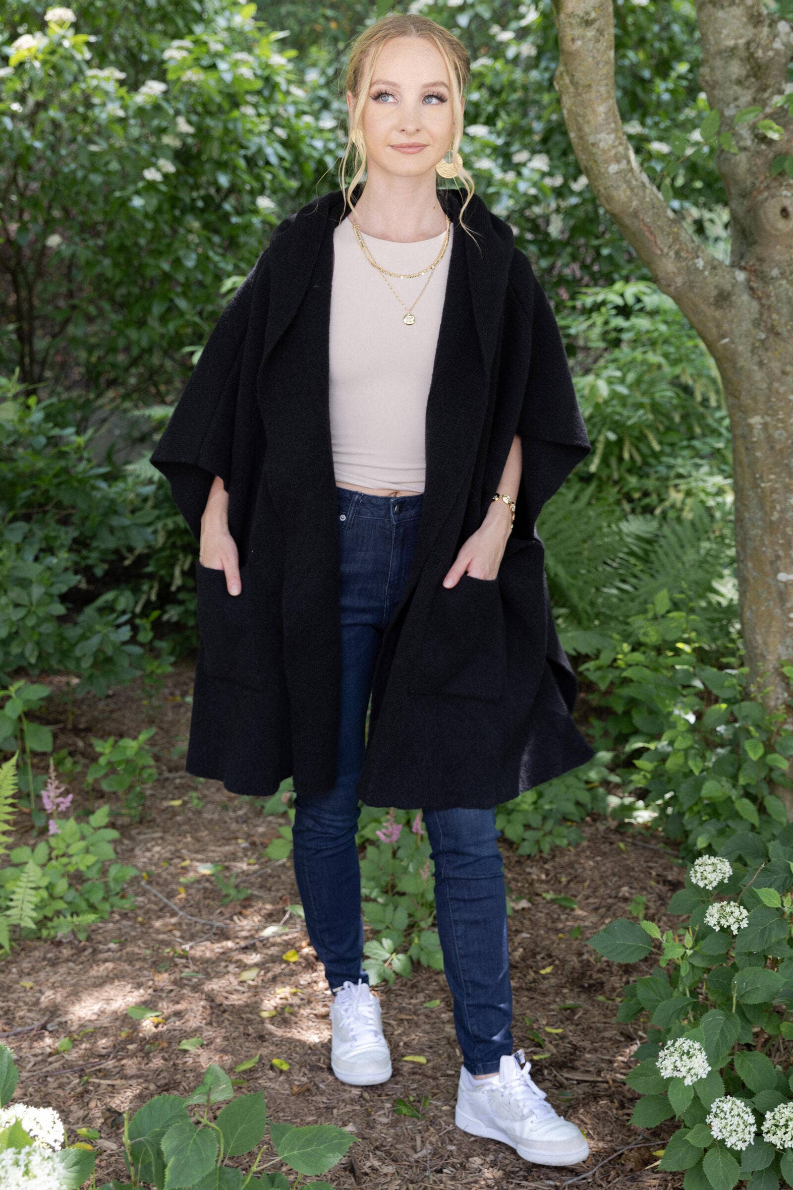 SAACHI – wholesale Kimono - Dam – Överdimensionerad kimono med huva11