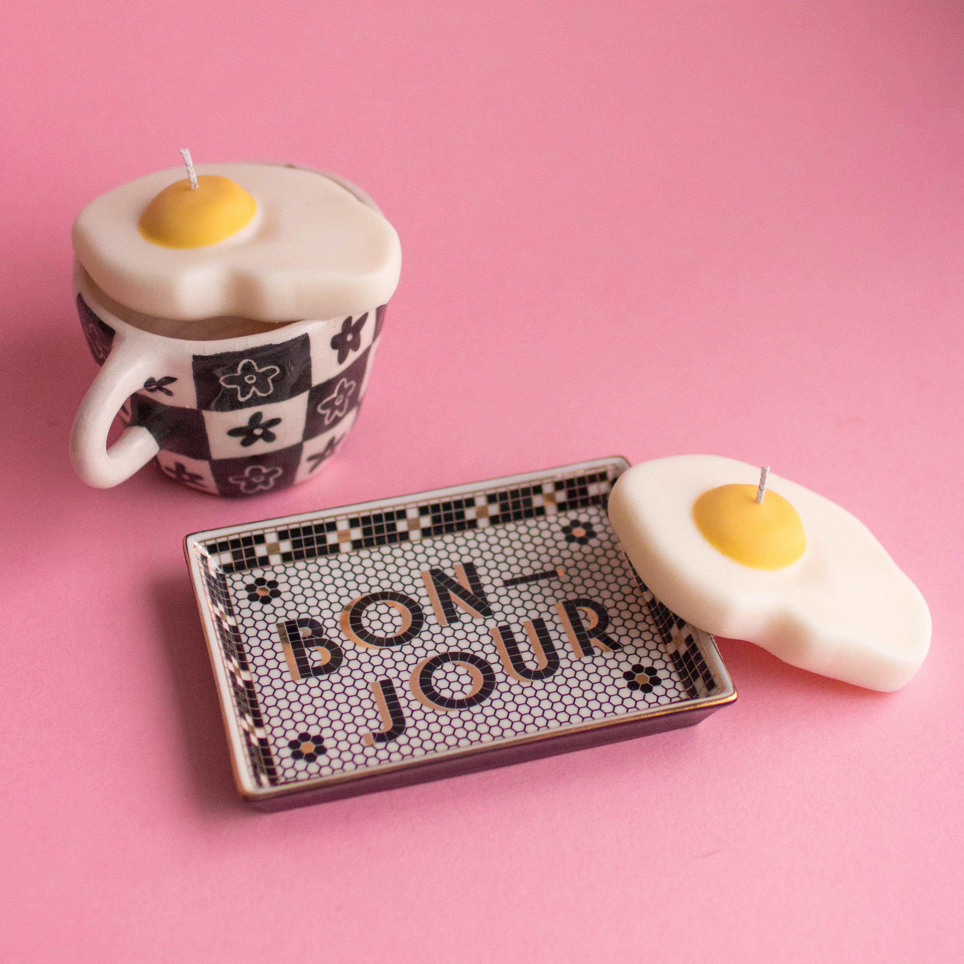 Nata Concept Store – wholesale Novelty candle – Oeuf au Plat / Fried Egg Candle5