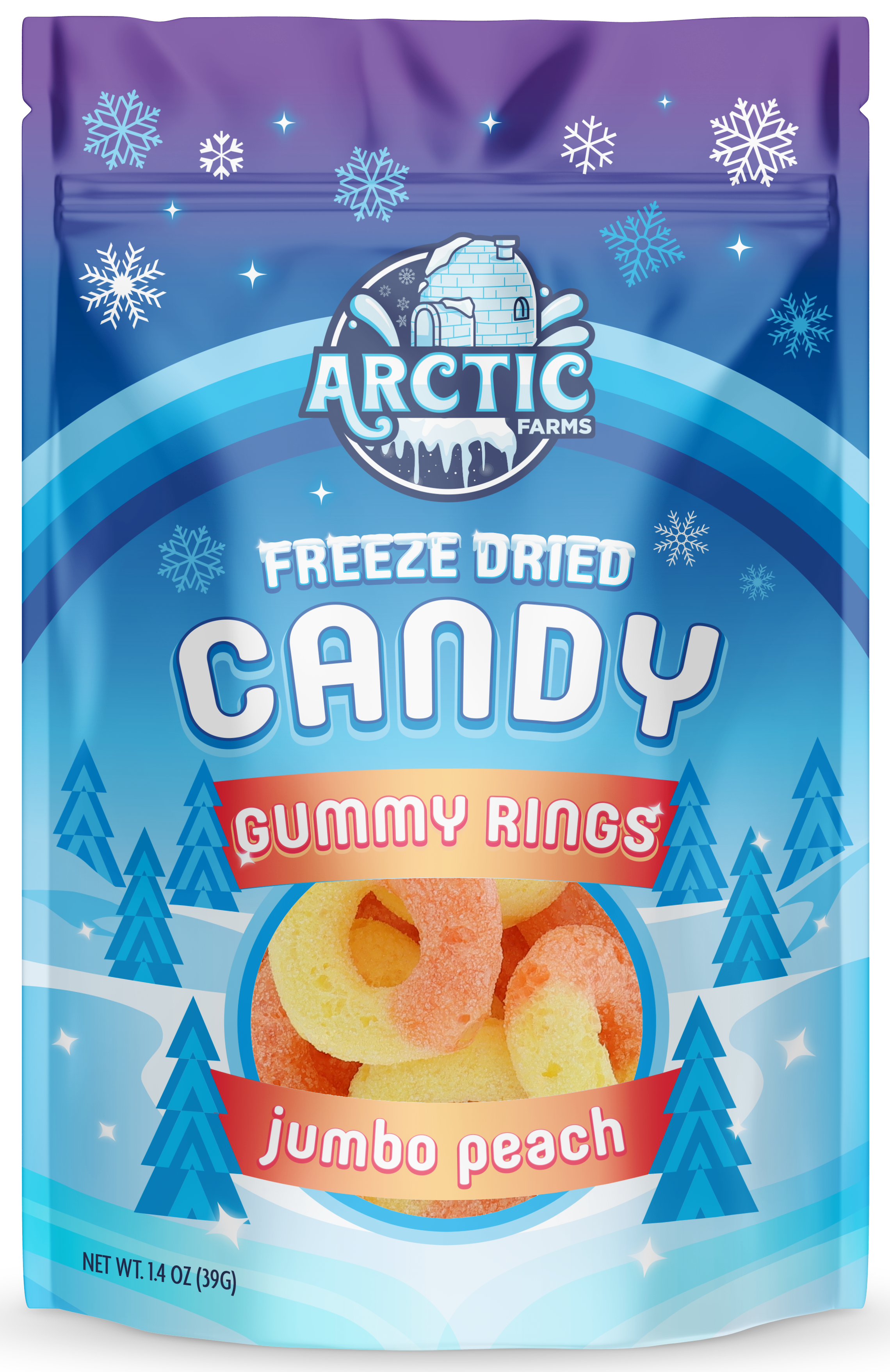 Arctic Farms - Wholesale Hard Candy - Gummy Rings Freeze Dried Crunchy Candy for Halloween Treat5