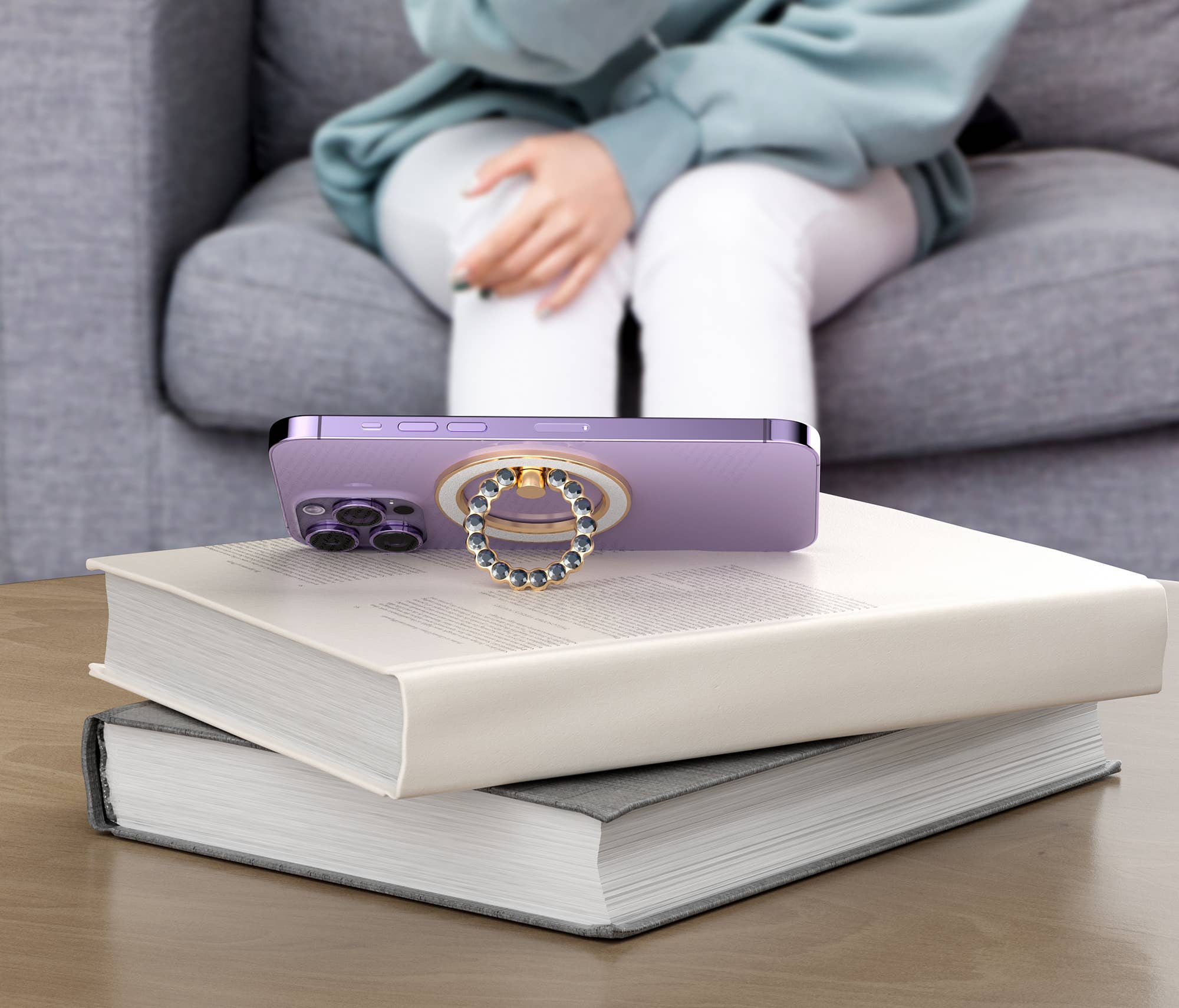 LAX Gadgets - Wholesale Phone/Tablet Stand - MagSafe Compatible Phone Ring Stands Retail Pack17