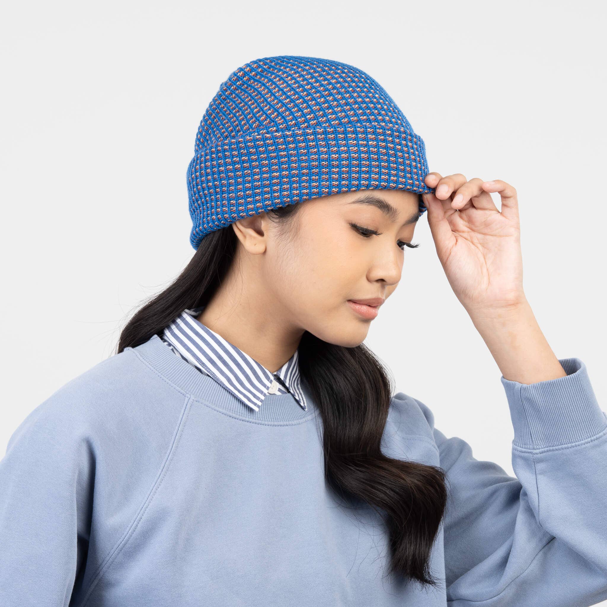 VERLOOP | knits - Wholesale Beanie - Unisex - Simple Grid Knit Beanie22