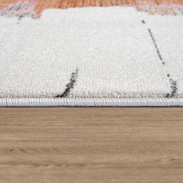 Paco Home - Wholesale Area Rug - Colorful Area Rug Modern Art 3D Effect Cream, Blue, Yellow3