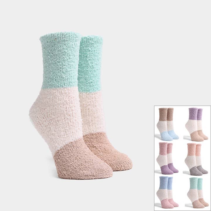 Luksus Bløde Plys Vinterstrømper - Assorterede for engroshandel hos Happy PoP