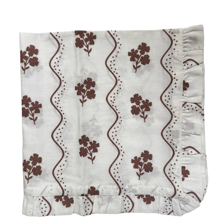 Trudie - Wholesale Dinner & Cloth Napkin - Beatrice Ruffled Napkins, Set of 4