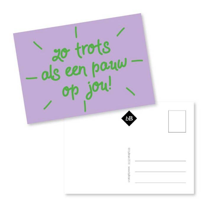 Card As Proud As A Peacock Of You! for wholesale by byBean