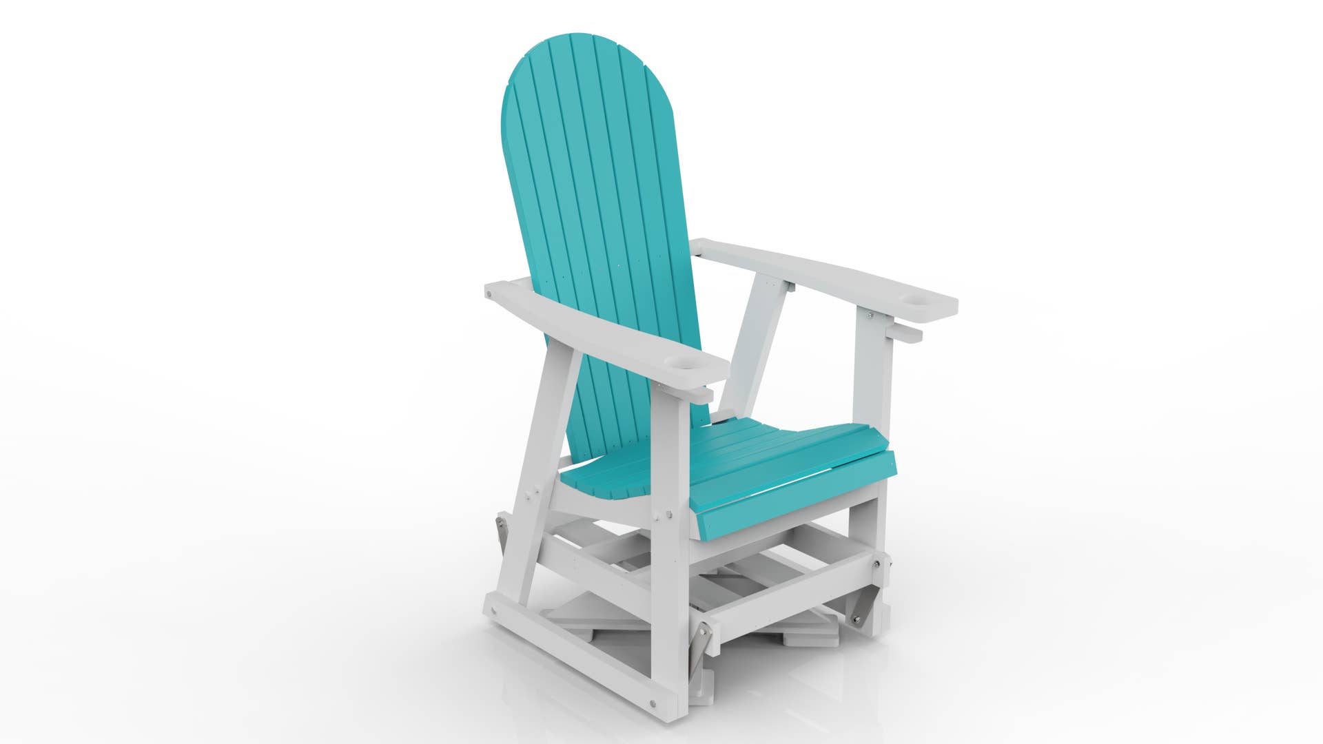 Evergreen Patio - Vente Chaise Adirondack - Planeur pivotant en polyéthylène25