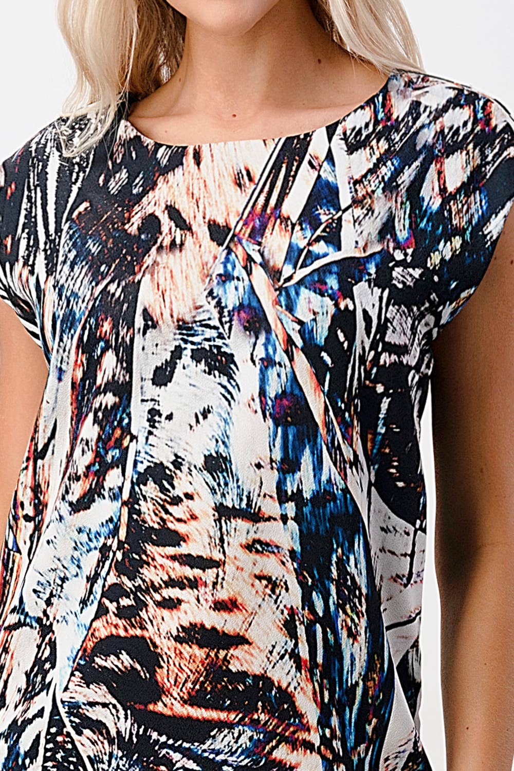 MULTI Robe tunique à fermeture éclair sur le côté en vente sur Faire6