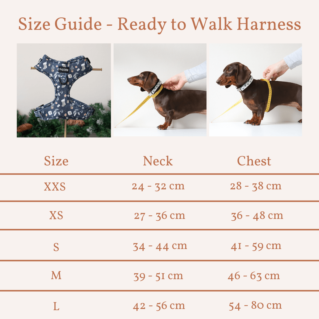 Pip and Palms - Wholesale Pet Harness - Dog - Christmas Dog Harness Cosy Christmas1