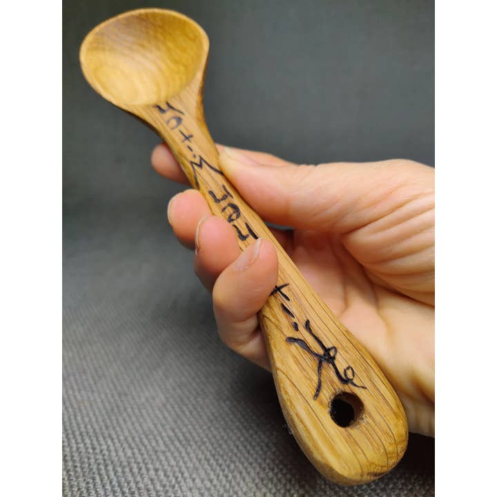 Chaos Woods - Wholesale Kitchen Spoon - Wood Spoon "Kitchen Witch" or customizable - Hand carved Oak6