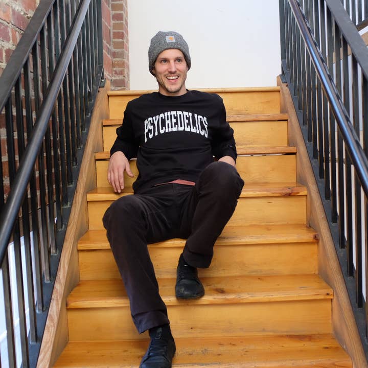 Sudadera psicodélica para venta al por mayor de lost times print co.