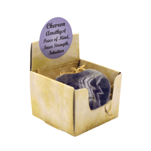 Green Tree - Wholesale Spiritual Stone/Crystal - Chevron Amethyst Display ( 3 Pieces of 4 Shapes )8