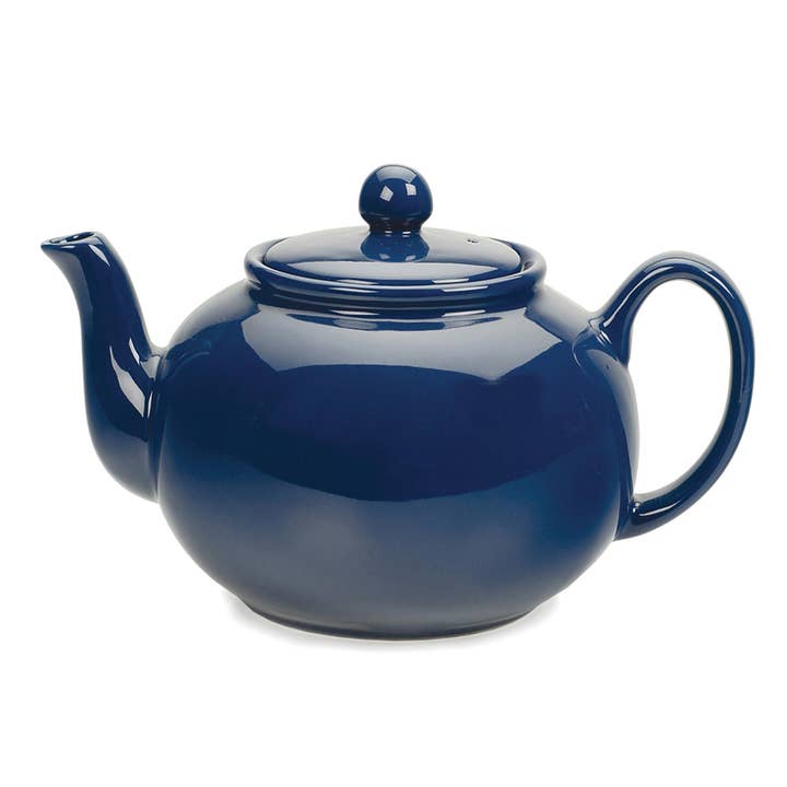 RSVP International - Wholesale Tea Pot - Stoneware Teapot - Blue