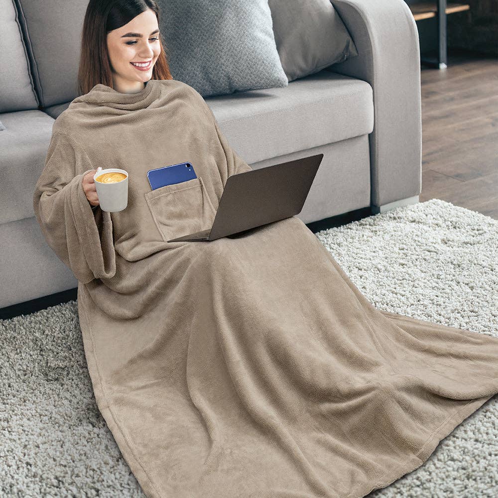 Pavilia - Vendita all'ingrosso Plaid - Coperta con maniche - Tasca applicata181