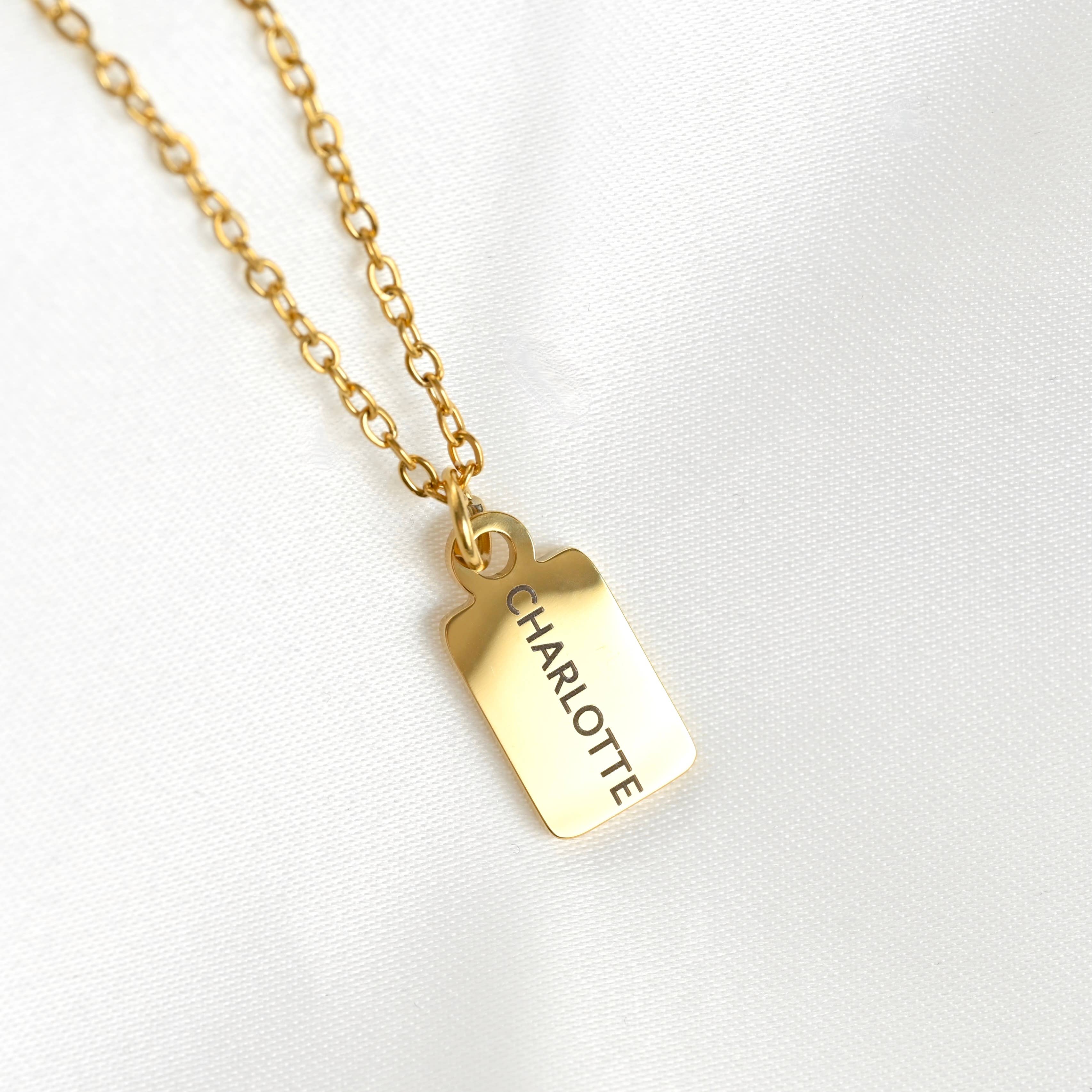 Blueyejewelry - Wholesale Pendant/Charm Necklace - Custom Tag Charm Necklace - Multiple Bar Family Necklace6