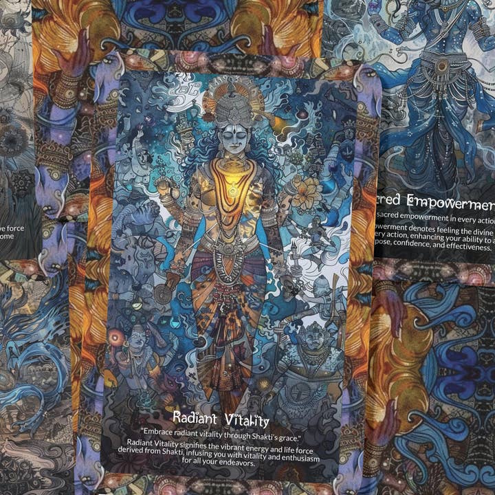 Ibiza Tarot USA - Wholesale Tarot Cards - The Divine Energy of Shakti - Oracle Cards - 22 Oracle Cards - Awakening the primal feminine force of Shakti1