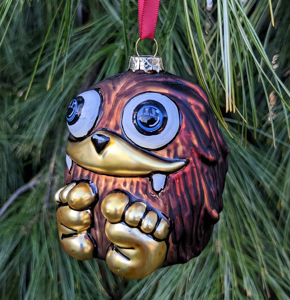 It's a Henry - Wholesale Ornament - Baby Sasquatch Glass Ornament