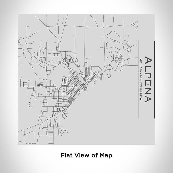 JACE.design - Wholesale Insulated Mug/Tumbler - Alpena MI Map Tumbler1