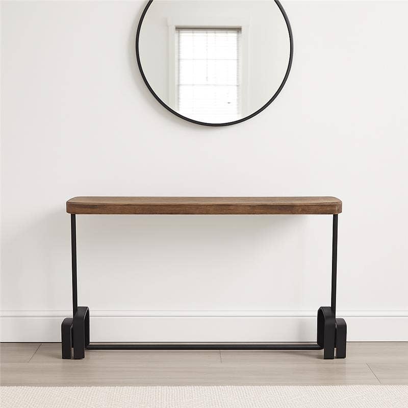 ExpoBazaar - Wholesale Console Table - Wood & Iron Console Table-52X12X28.5"1