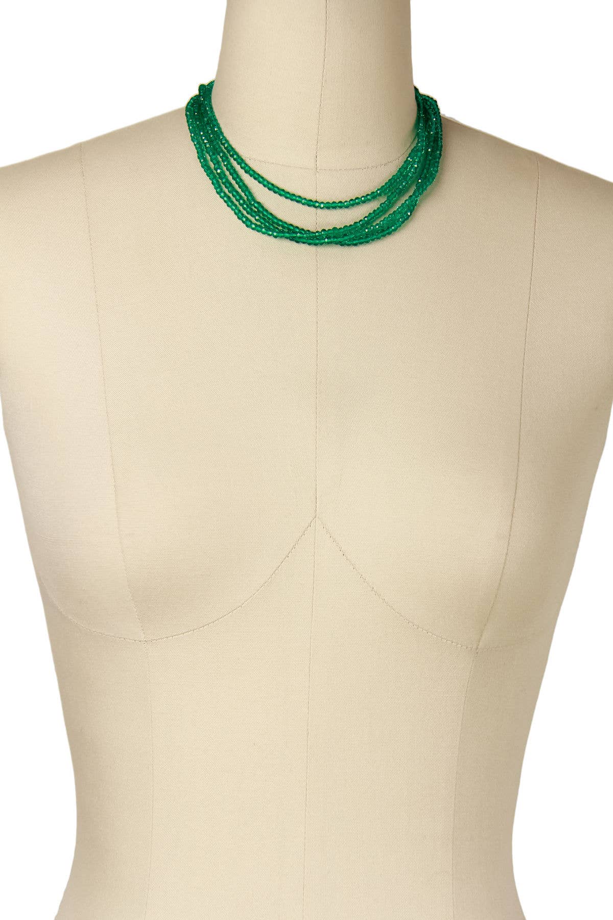 SAACHI – wholesale Beaded/pearl necklace – Simply Crystal Long Detachable Necklace10