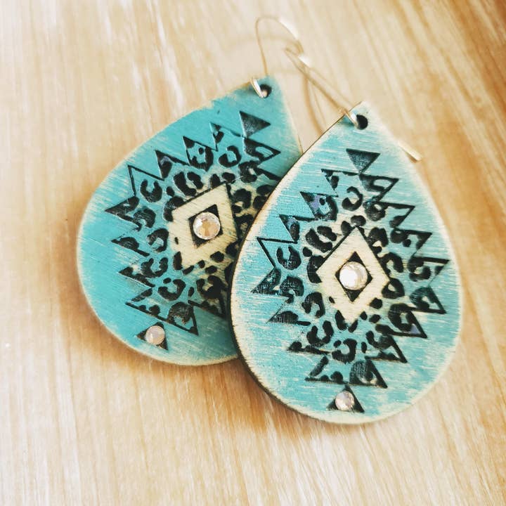 Kara Boho Print Teardrop for wholesale by Soroza