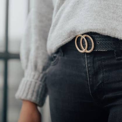 Bendl - slutna öglor bälte svart för wholesale av Bendl