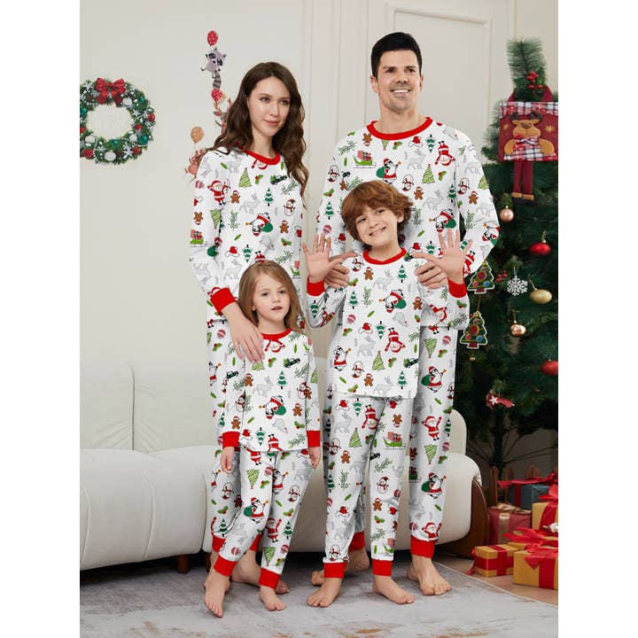 Pyjamas rouges assortis de Noël pour la famille – Confortables et amusants pour la vente par PatPat Matching