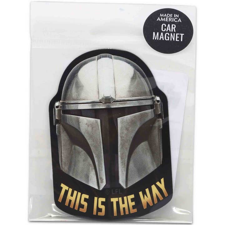 Open Road Brands, LLC - Vente Aimants - Magnet en vinyle Disney Star Wars Mandalorian This Is the Way