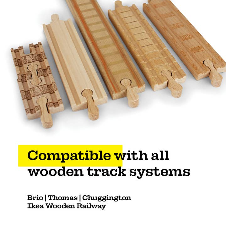 Twinkle Toys LLC - Wholesale Toy Set - Kids - Wooden Railroad Crossing - 3 Piece Set