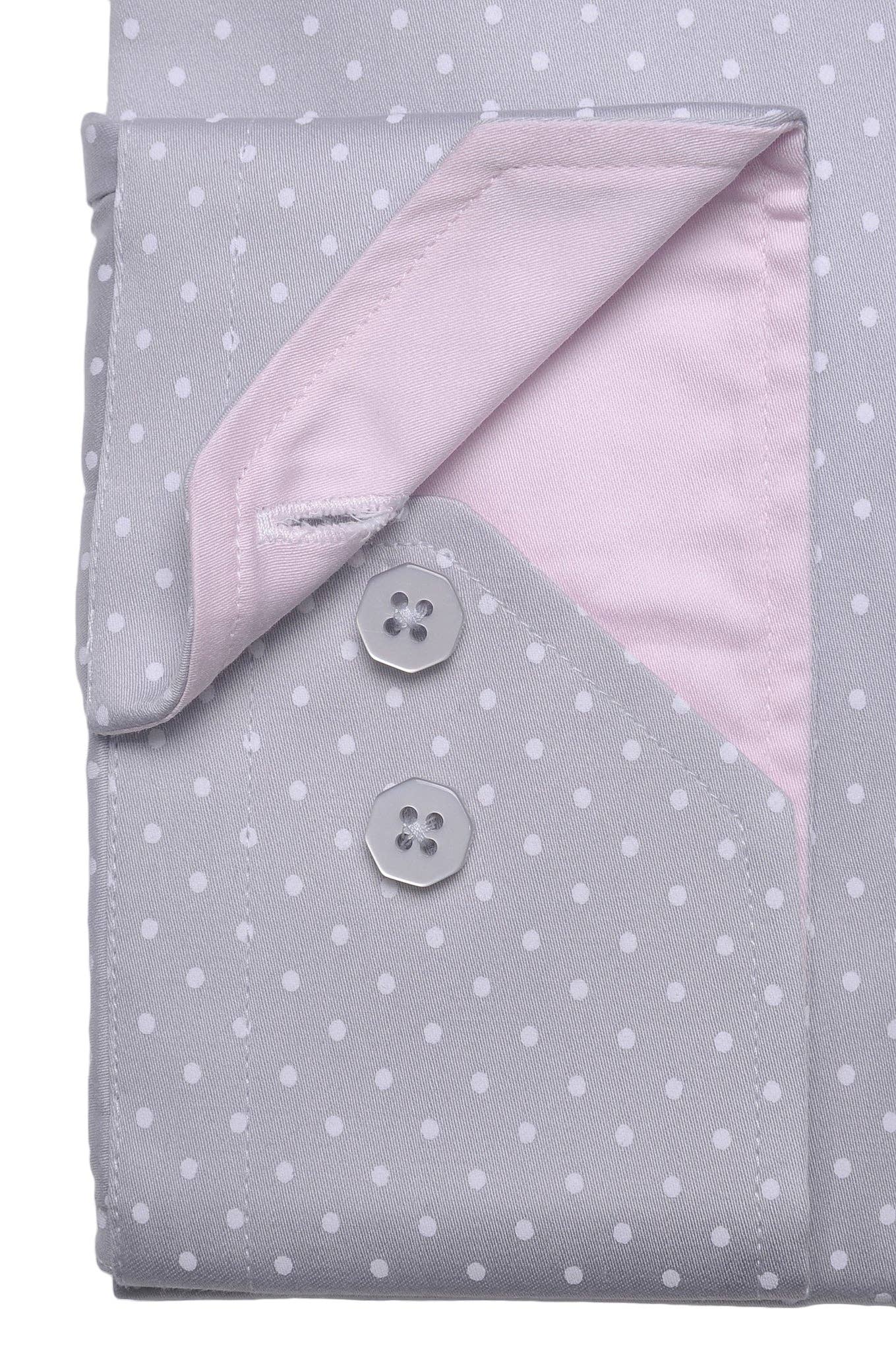 Virgoan Wish LLC - Wholesale Button Down Shirt - Men's - Da Vinci Blue Collar | Regular Collar Polkadot shirt13