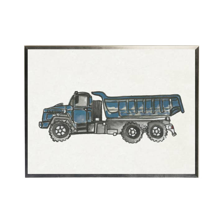 Dumptruck de acuarela para venta al por mayor de Antique Curiosities Inc