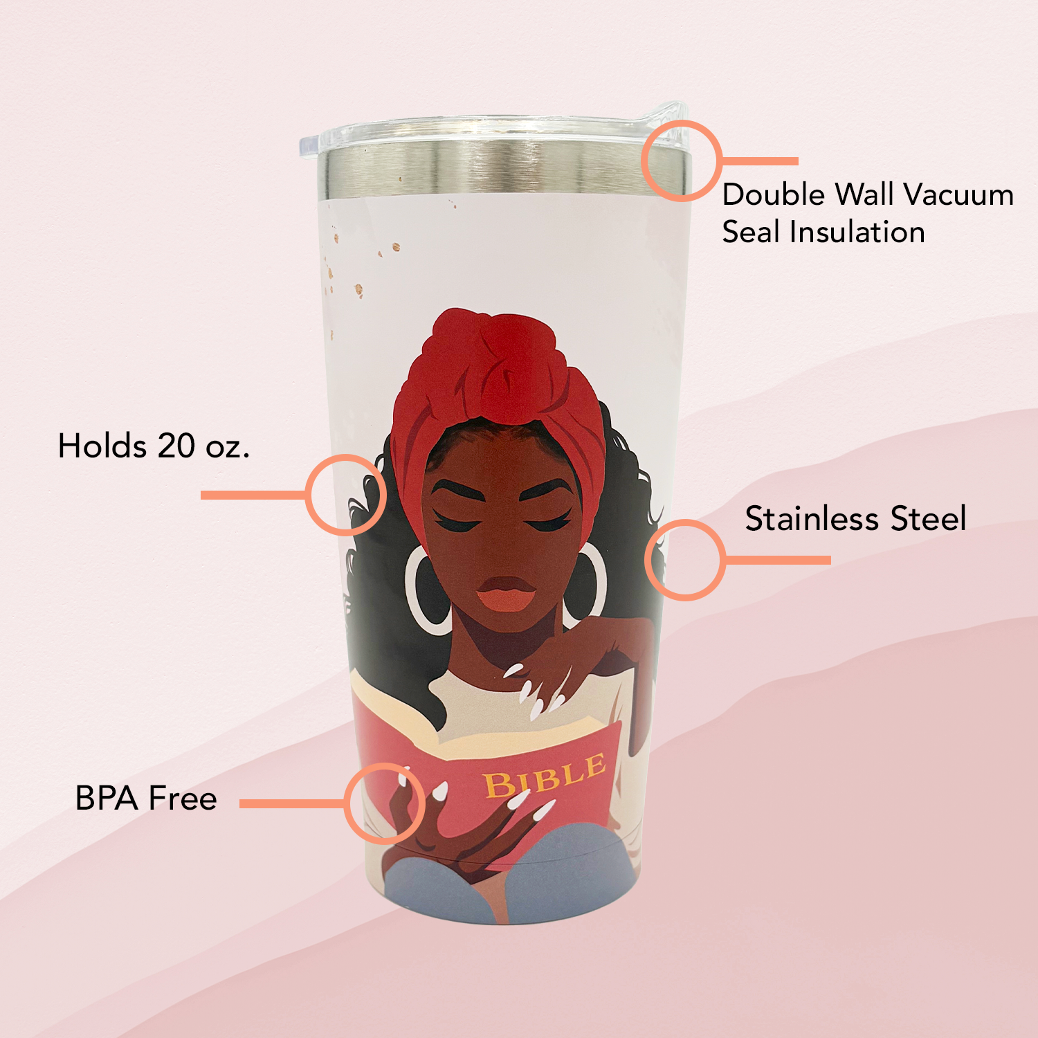 African American Expressions - Wholesale Insulated Mug/Tumbler - God's Presence Small Tumbler1